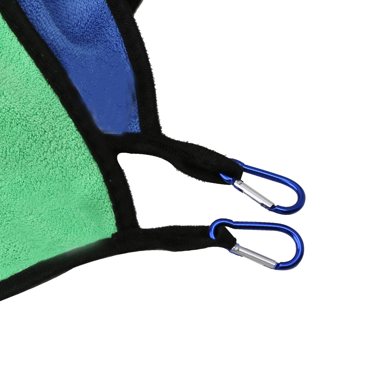 A264  Double Sided Thick Fishing Towel, Super Absorbent Fast Drying, Rod Cleaning Accessory with Buckle