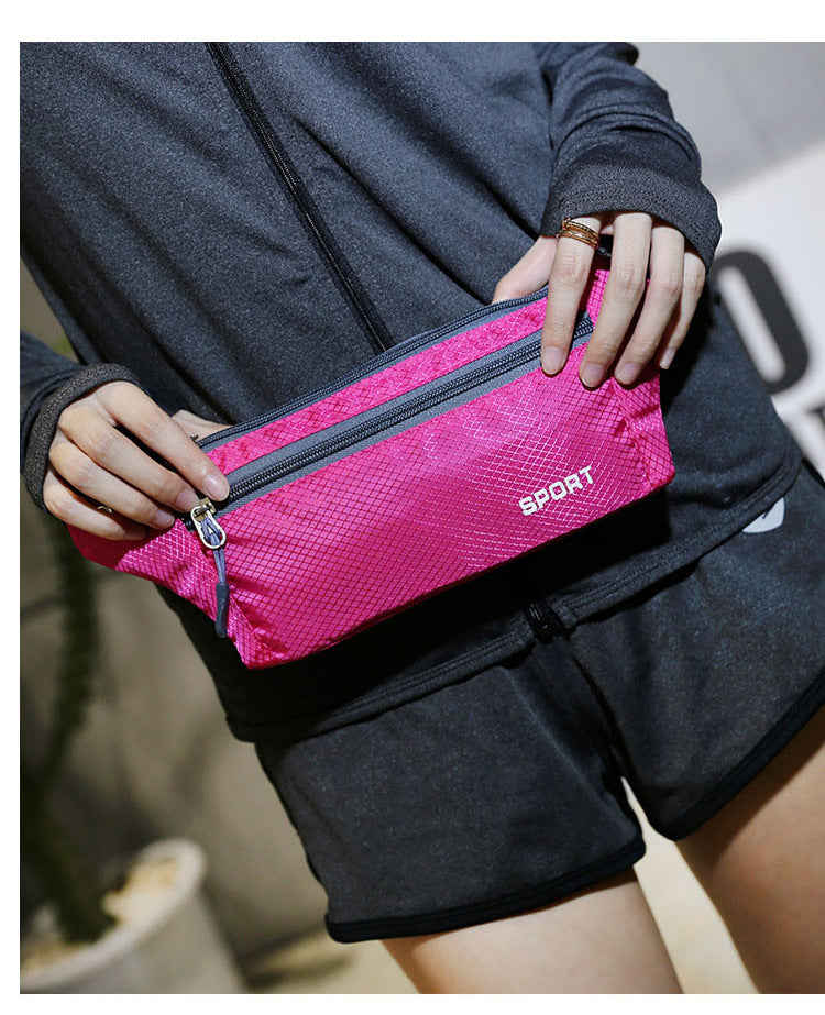 A318  Multifunctional Outdoor Sports Waist Bag for Men Women, Lightweight Crossbody Chest Bag with Phone Pocket