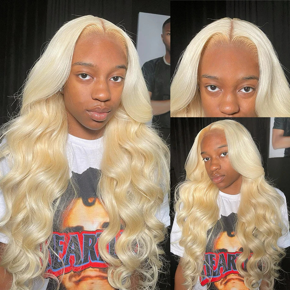 A276  Middle Part Long Curly Body Wave Lace Front Wig, 30 Inch Machine Made Net Full Wig