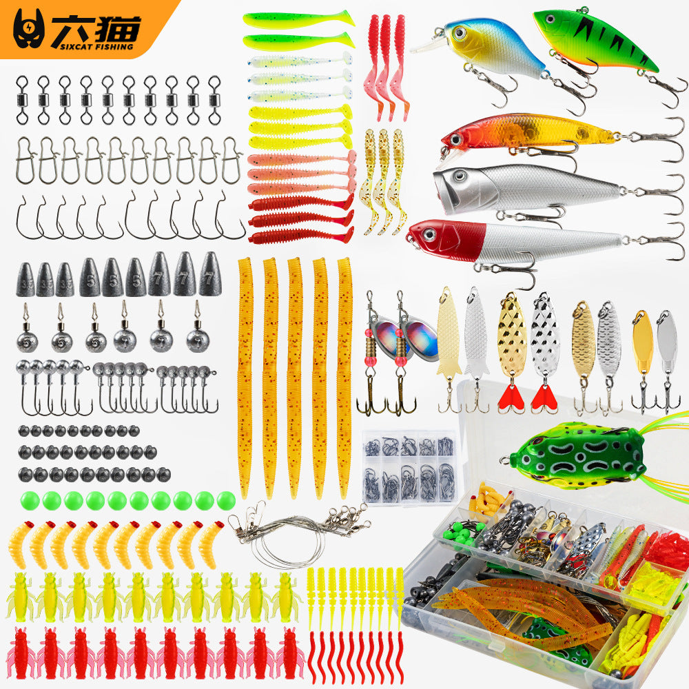 F340  97/302-Piece Accessory Set: Lure Fishing Tackle, Plastic Lures, Artificial Lures, and Lure Accessories
