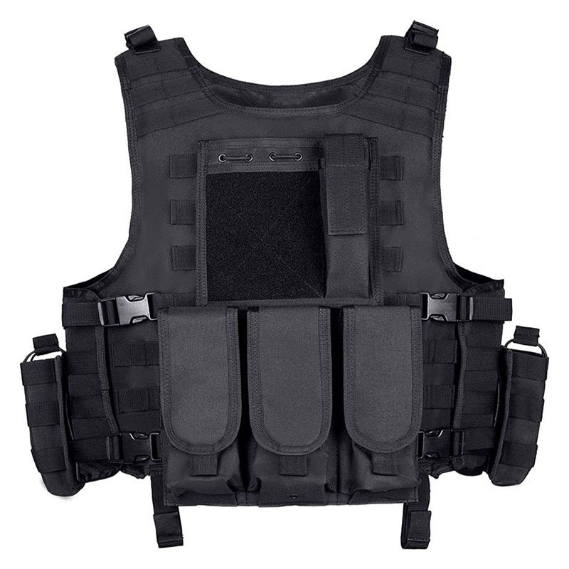 Tactical Airsoft Vest Upgrade Adjustable Modular Paintball Vest Outdoor Fit Adult