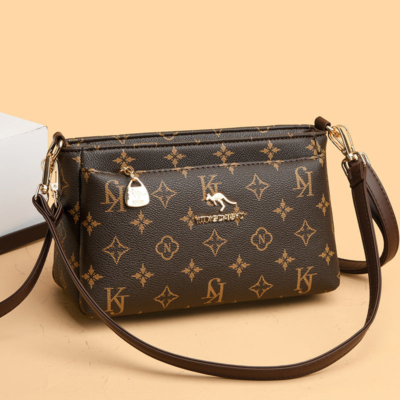 B363  Women's Fashion Crossbody Bag Versatile Large Capacity Shoulder Underarm Purse Casual Daily Handbag