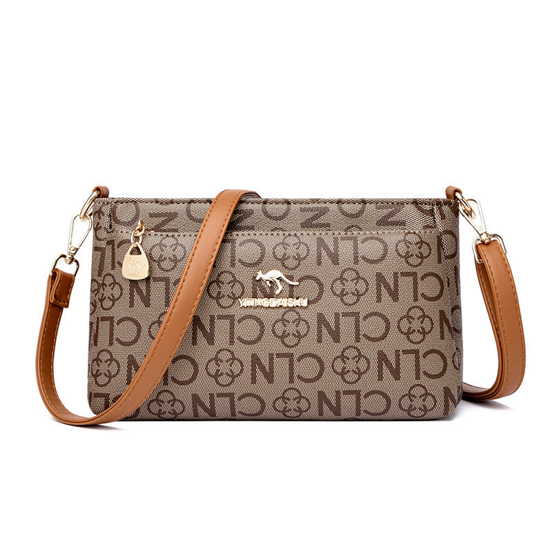 B363  Women's Fashion Crossbody Bag Versatile Large Capacity Shoulder Underarm Purse Casual Daily Handbag