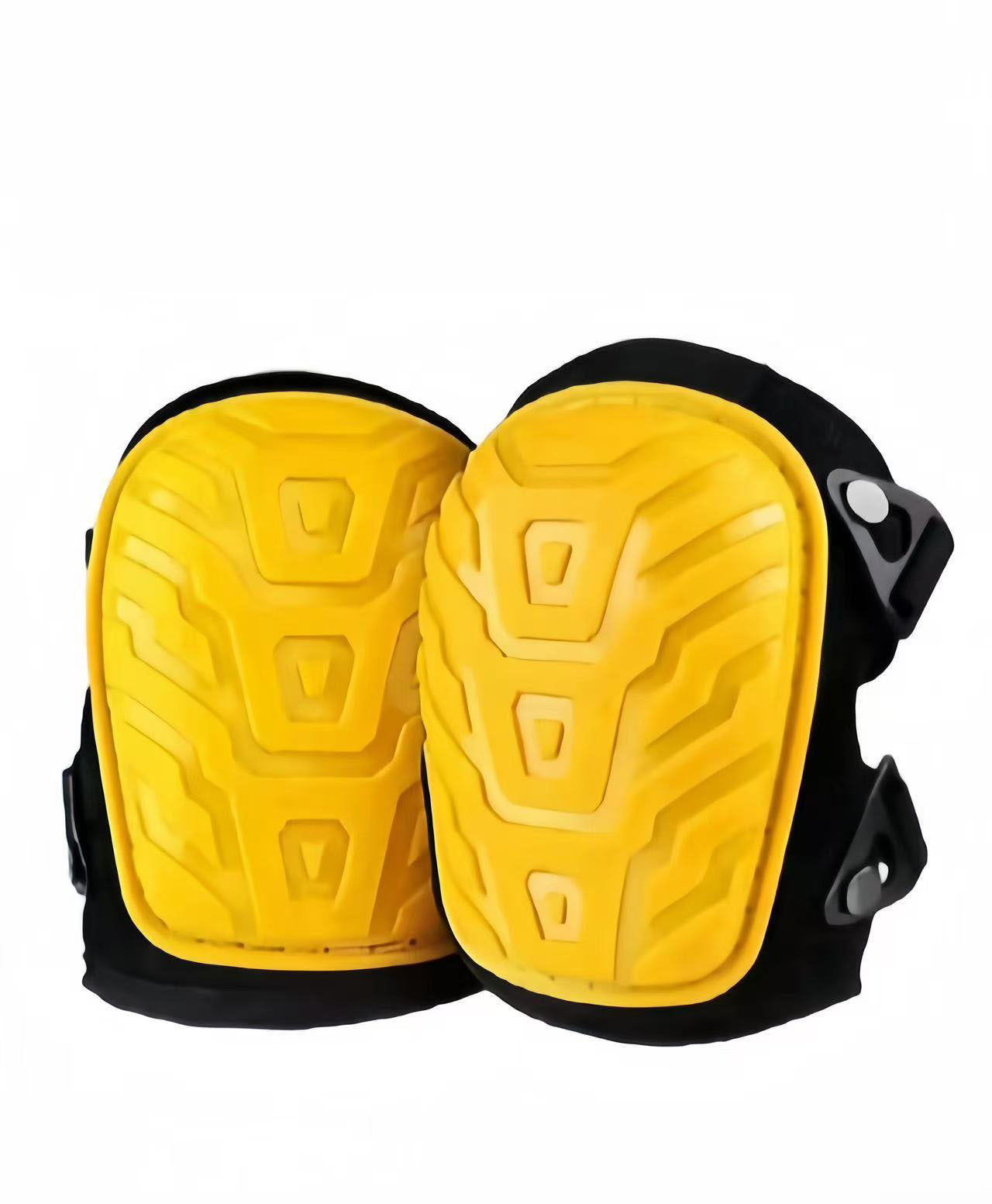 Professional Gel Knee Pads for Work with Soft Foam and Gel Cushion — Heavy Duty Cap, Reinforced Adjustable Straps, Military-Grade Rivets and Built-in Hang Loops — Perfect for Construction