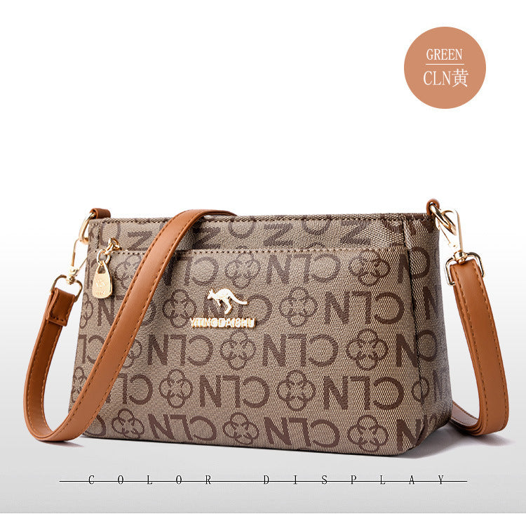 B363  Women's Fashion Crossbody Bag Versatile Large Capacity Shoulder Underarm Purse Casual Daily Handbag