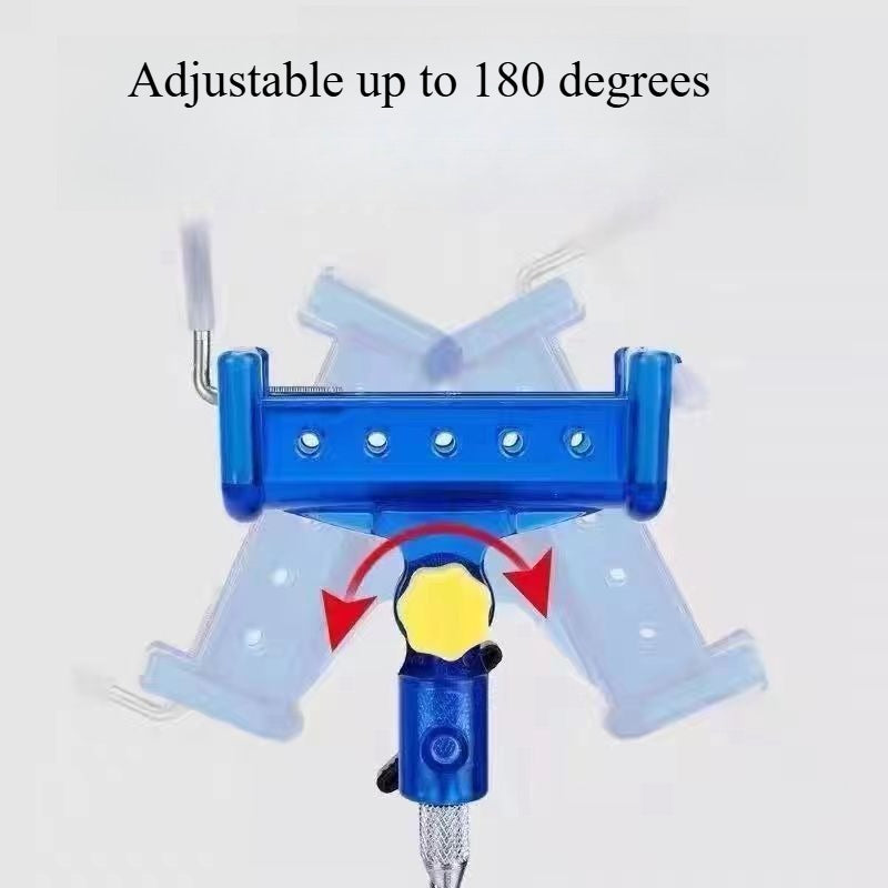 A231  Self-Locking Fishing Rod Holder, Universal Bracket for Big Fish, Dual-Use for Hand & Sea Rods with Ground Insert