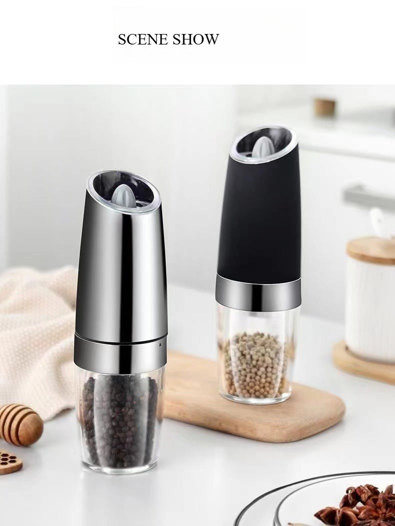 A333  Electric Gravity Induction Pepper Grinder for Home Kitchen