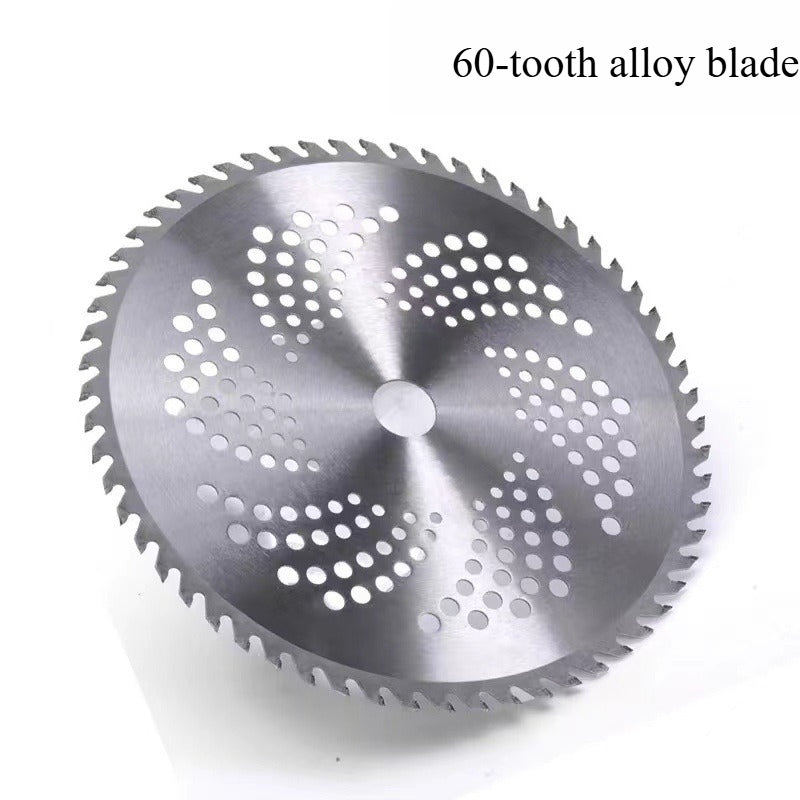 A306  Round Alloy Saw Blade 40/60/80T White Steel Blade for Gas Lawn Mower & Grass Trimmer