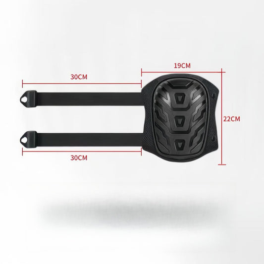 Professional Gel Knee Pads for Work with Soft Foam and Gel Cushion — Heavy Duty Cap, Reinforced Adjustable Straps, Military-Grade Rivets and Built-in Hang Loops — Perfect for Construction