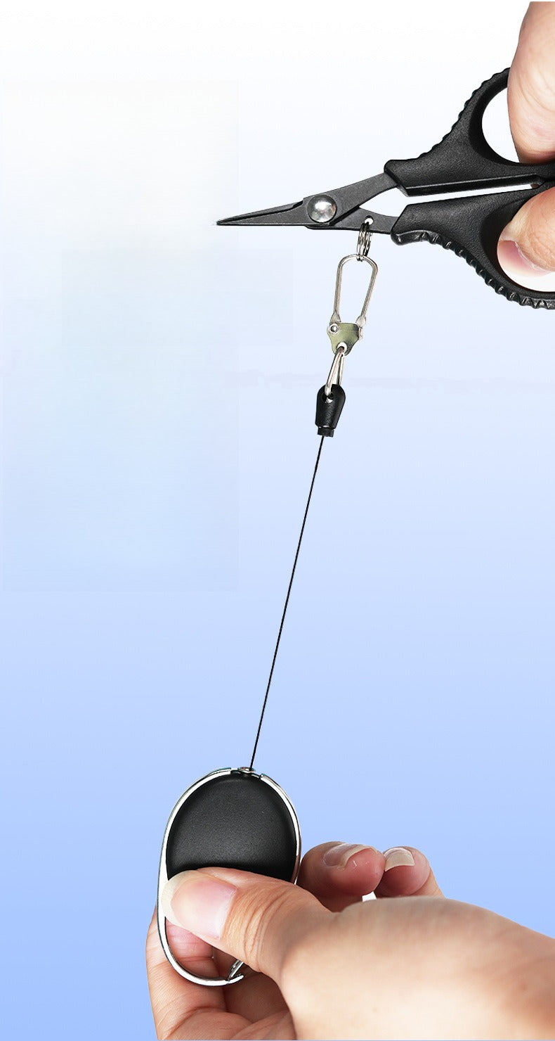 A282  304 Stainless Steel Fishing Scissors, High Hardness & Sharp, Multi-Functional for Lure, Lead Sheet, PE Braided Line