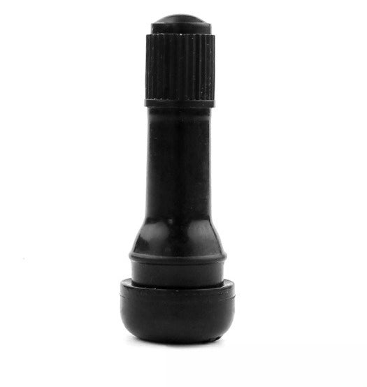 A311  TR413/TR414 Tubeless Tire Valve Stems, Black Rubber & Alloy Valve Caps Universal Tire Valves