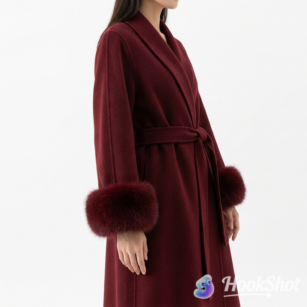 Casual women's long and thick coat