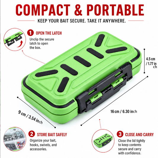 265 Pieces Fishing Tackle Kit, Portable Fishing Accessories Box Including Jig Heads, Bullet Weights, Barrel Swivels, Crimp Beads, Fishing Hooks for Anglers