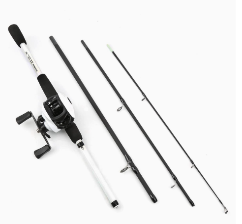 93 Travel‑Ready Spinning Rod Fishing Kit 1.8m, Complete Fishing Set with Metal Spool Reel, 100m Fishing Line, Bait Lures Accessories, Storage Carry Bag for Freshwater Saltwater Fishing